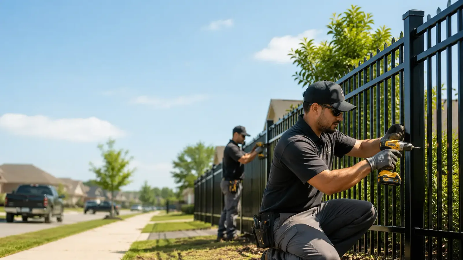 Metal Fence Installation in Davenport, VA